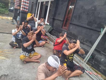 Pemdes Panji Anom Gelar Persiapan Hari Raya Saraswati 